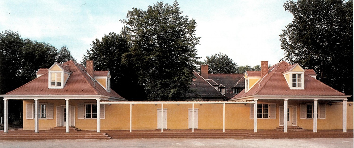 Die westlichen Pavillonhäuser nach der Revitalisierung