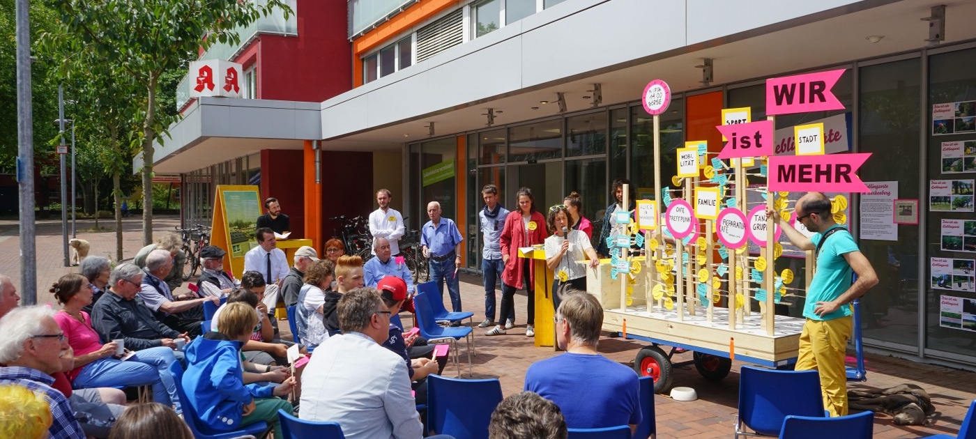 Siedlungsakademie zur Zukunft von Einfamilienhausgebieten in Dorsten (Foto: Jan Kampshoff © Wüstenrot Stiftung)